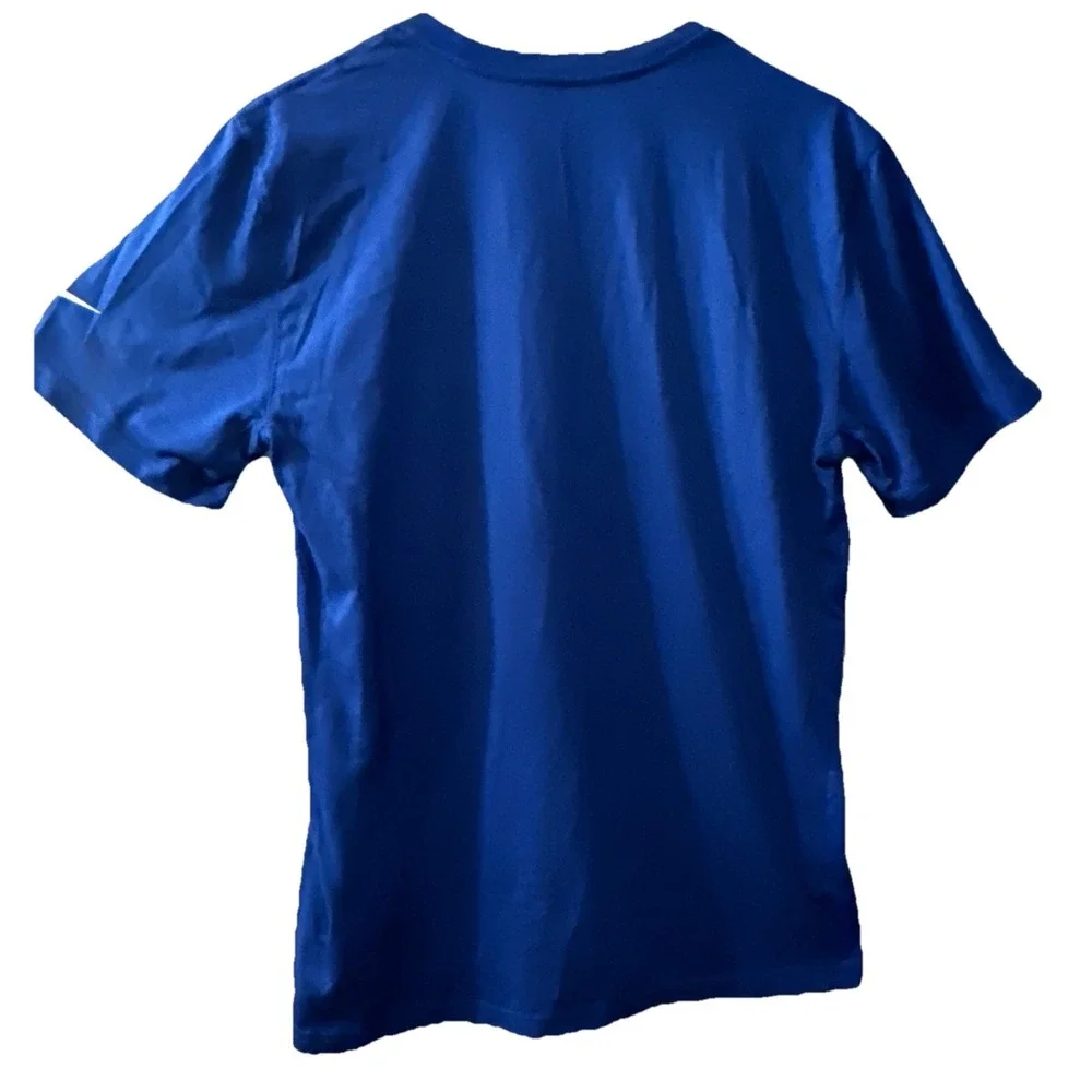 Nike Dri Fit Buffalo Bills Football Property Of T Shirt Blue Men's M Swoosh Logo
